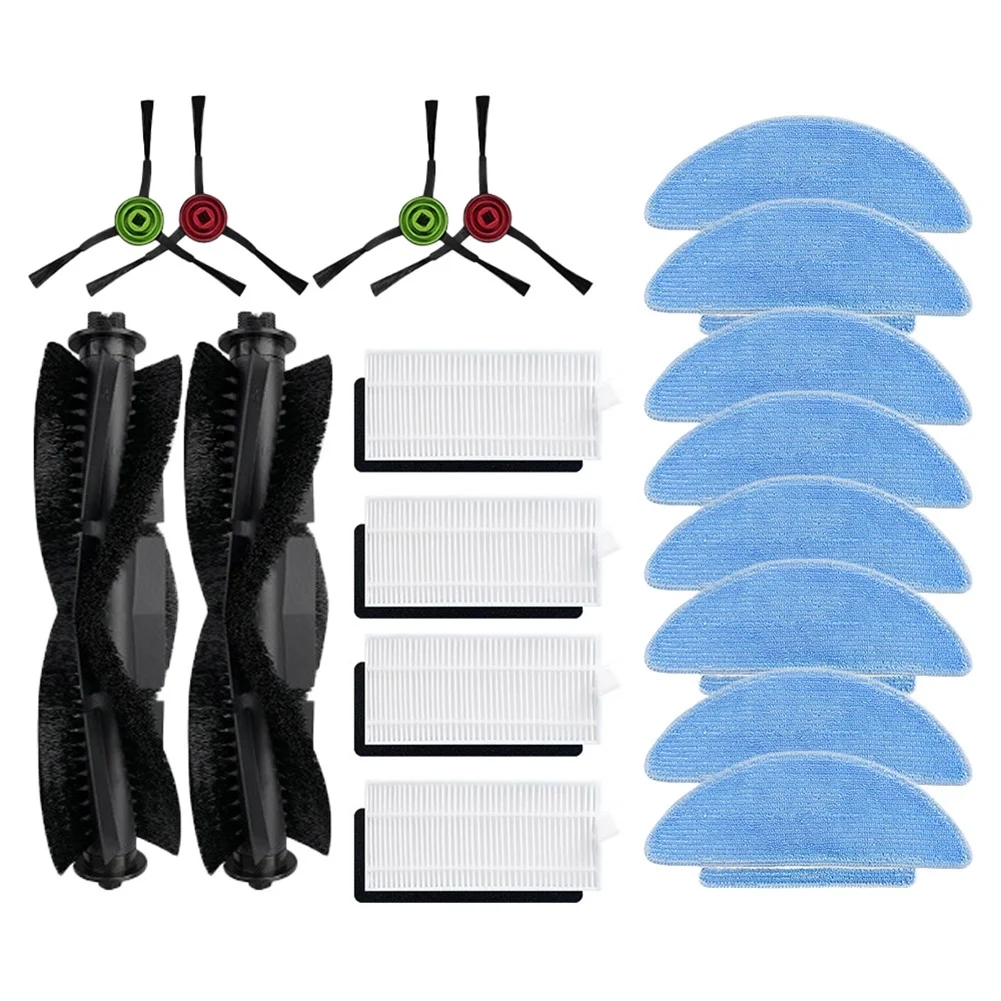 BBNV-For Medion X20 SW+ Robot Replacement Main Side Brush HEPA Filter Mop Pads Spare Parts Accessories