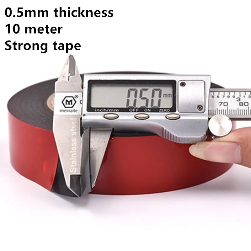 1Pcs 0.5มม.-ความหนา2มม.Super Strong กาวสองด้านโฟมเทปสำหรับติดตั้ง Fixing Pad Sticky