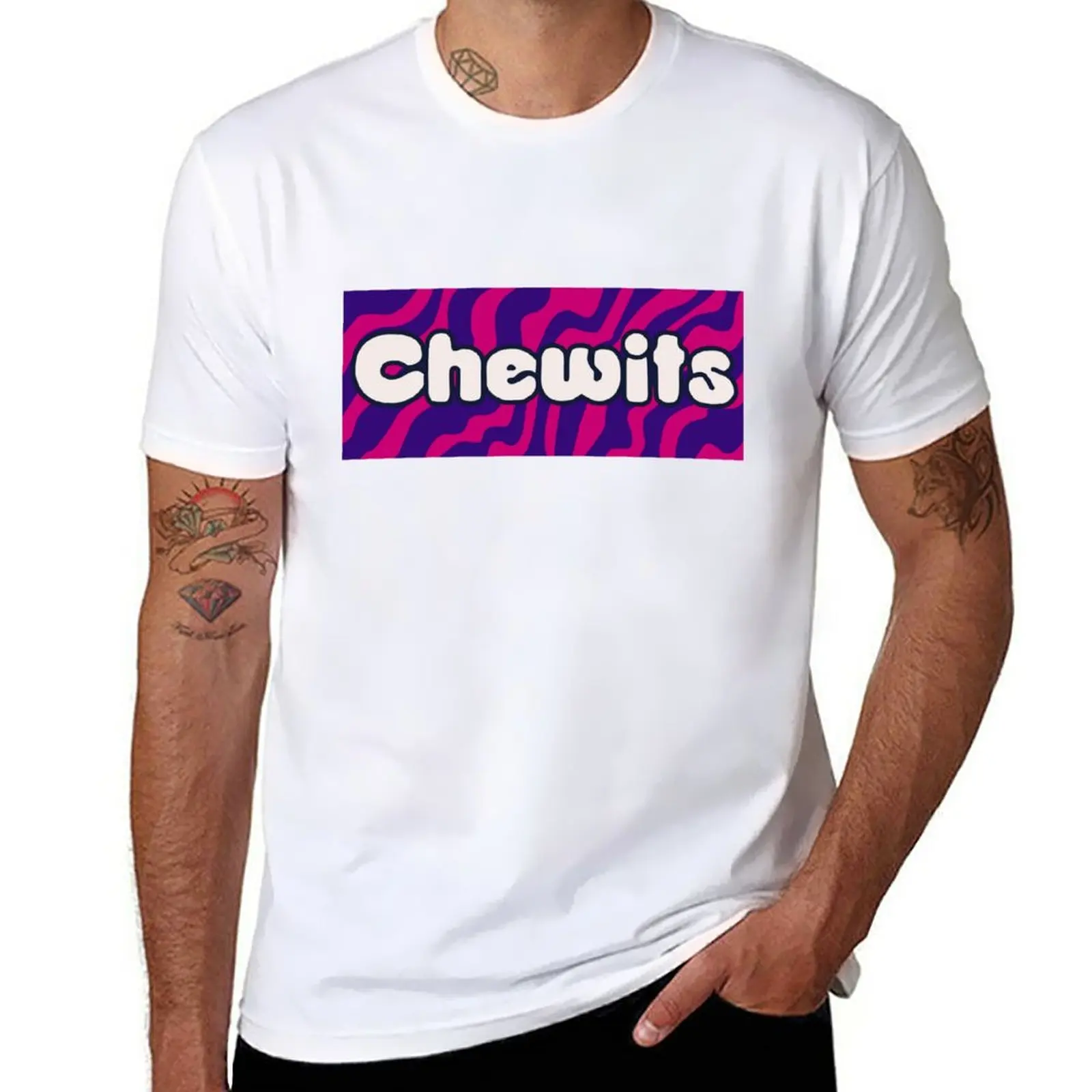 New Chewits' packaging branding (1980s) T-Shirt blank t shirts man clothes graphics t shirt new edition t shirt mens clothing