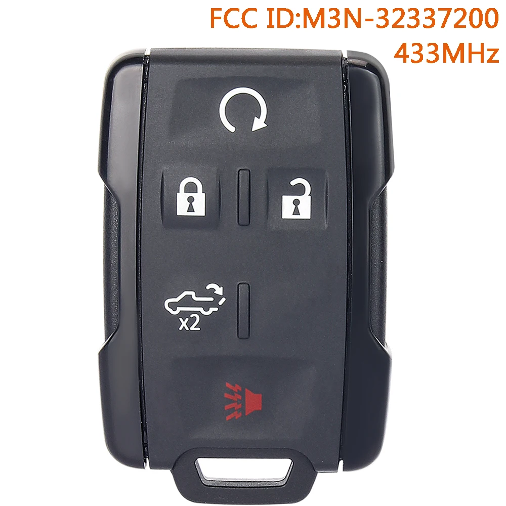 

M3N-32337200 433MHz Remote Key Fob for Chevrolet Silverado 1500 2500 3500 for GMC Sierra 1500 2500 3500 2019 2020 2021 2022 2023