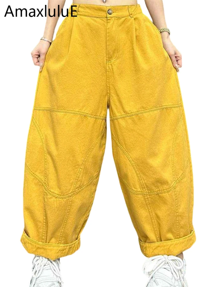 

Amax LuluE 2026 British Design Soild Pants Womens Summer Fashion Vintage Loose Trousers Ladies Classic Elegant Leisure Clothes