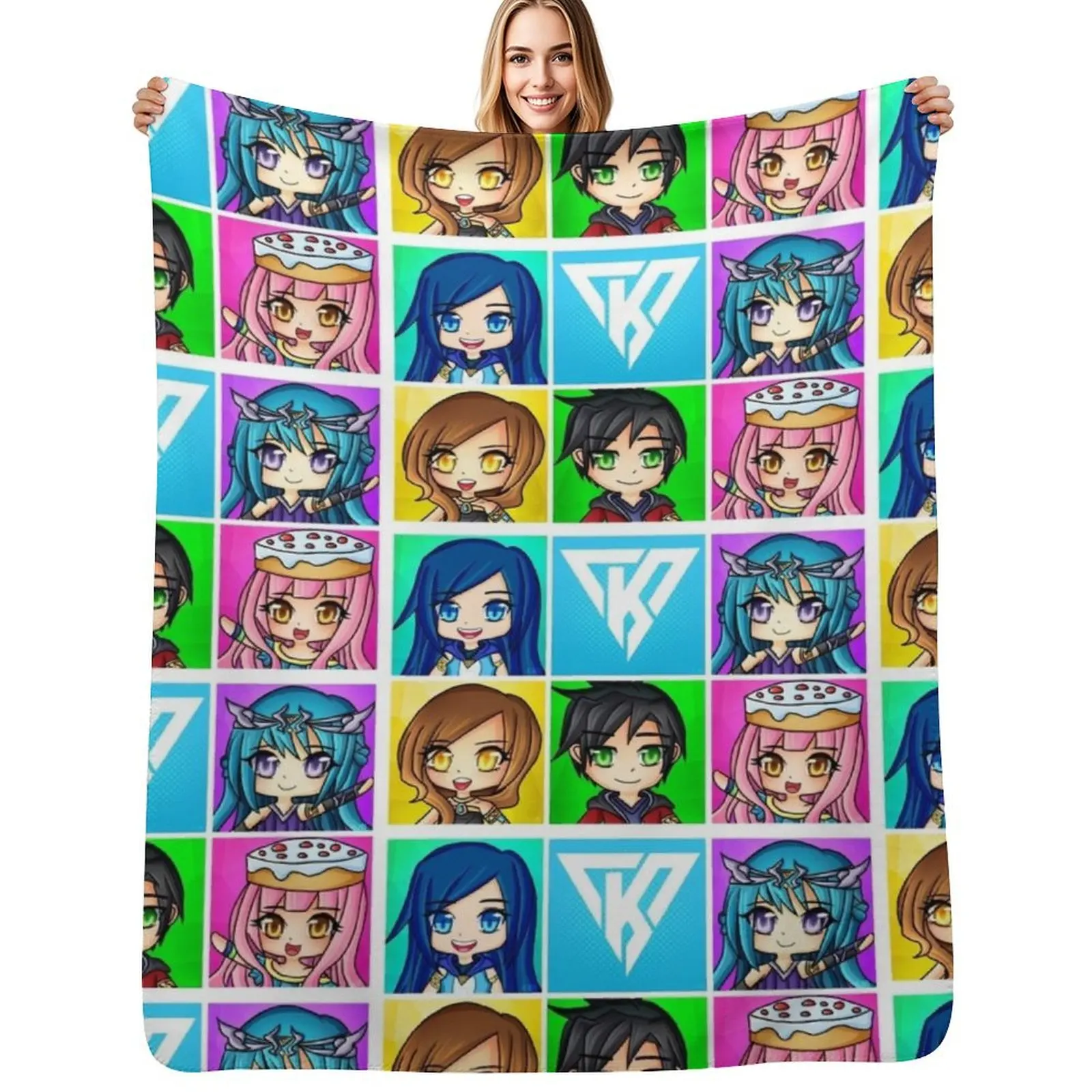 

Krew Collection Throw Blanket manga Plaid sofa bed Soft Beds Blankets