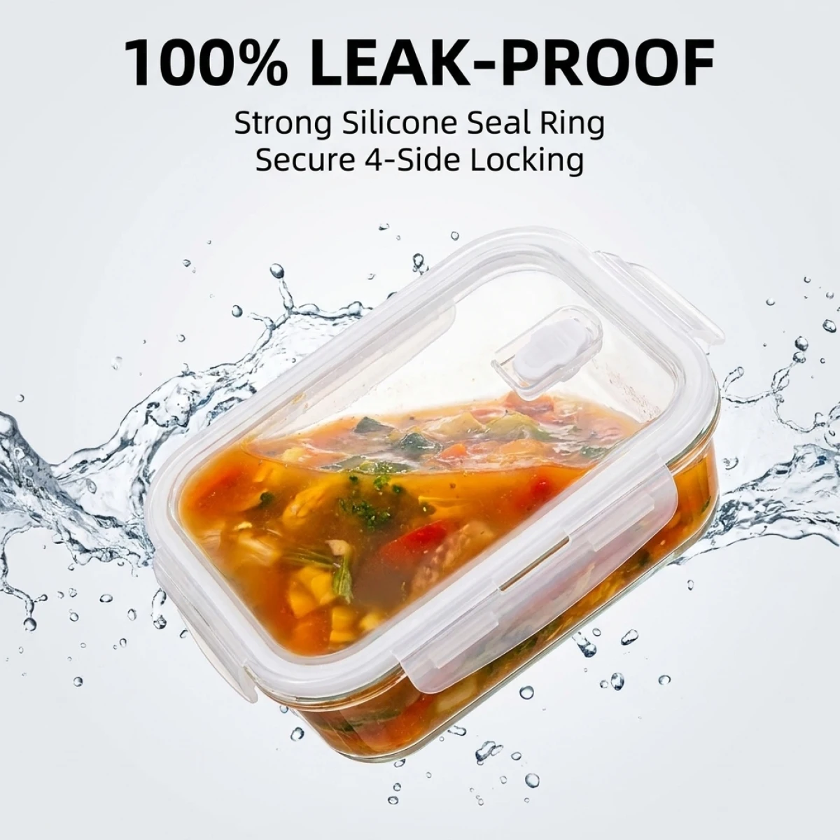 Glass Meal Prep Container – Mi - Meal Prep Healthy ulasan dan harga