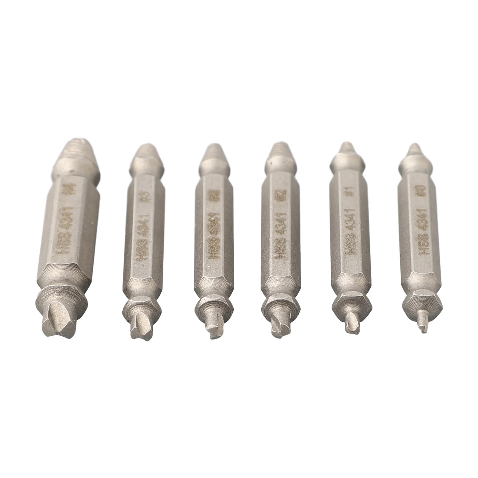 

Набор для снятия поврежденных винтов и экстрактора, 6 шт. сверл из высокоскоростной стали для зачищенных болтов, подходит для использования вдома и в мастерской