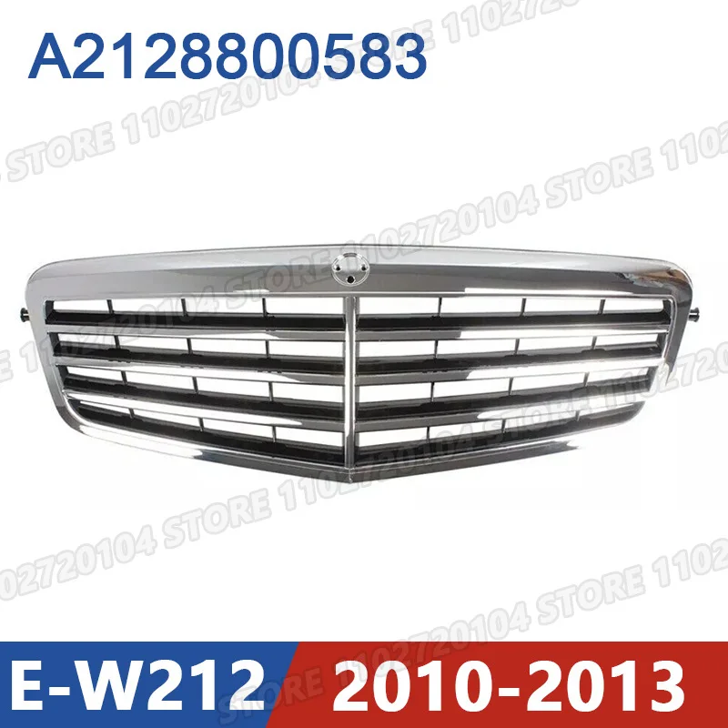 

for W212 2010-2013 Mercedes Benz E200 E250 E300 E350 E500 Front Bumper Radiator Grill Mesh Middle Net A2128800583 2128800583