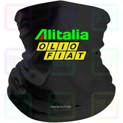 Alitalia Olio Fiat Retro rajdowe wyścigi 131 Abarth Wrc Ritmo wyścigowa czarna chustka ocieplacz na szyję osłona na usta