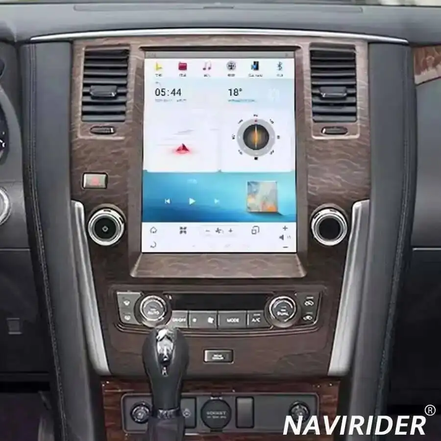 12.1inch Vertical Screen For NISSAN PATROL 2012-2019 Car Radio GPS Navigation Carplay Android Multimedia Video Player Head Unit
