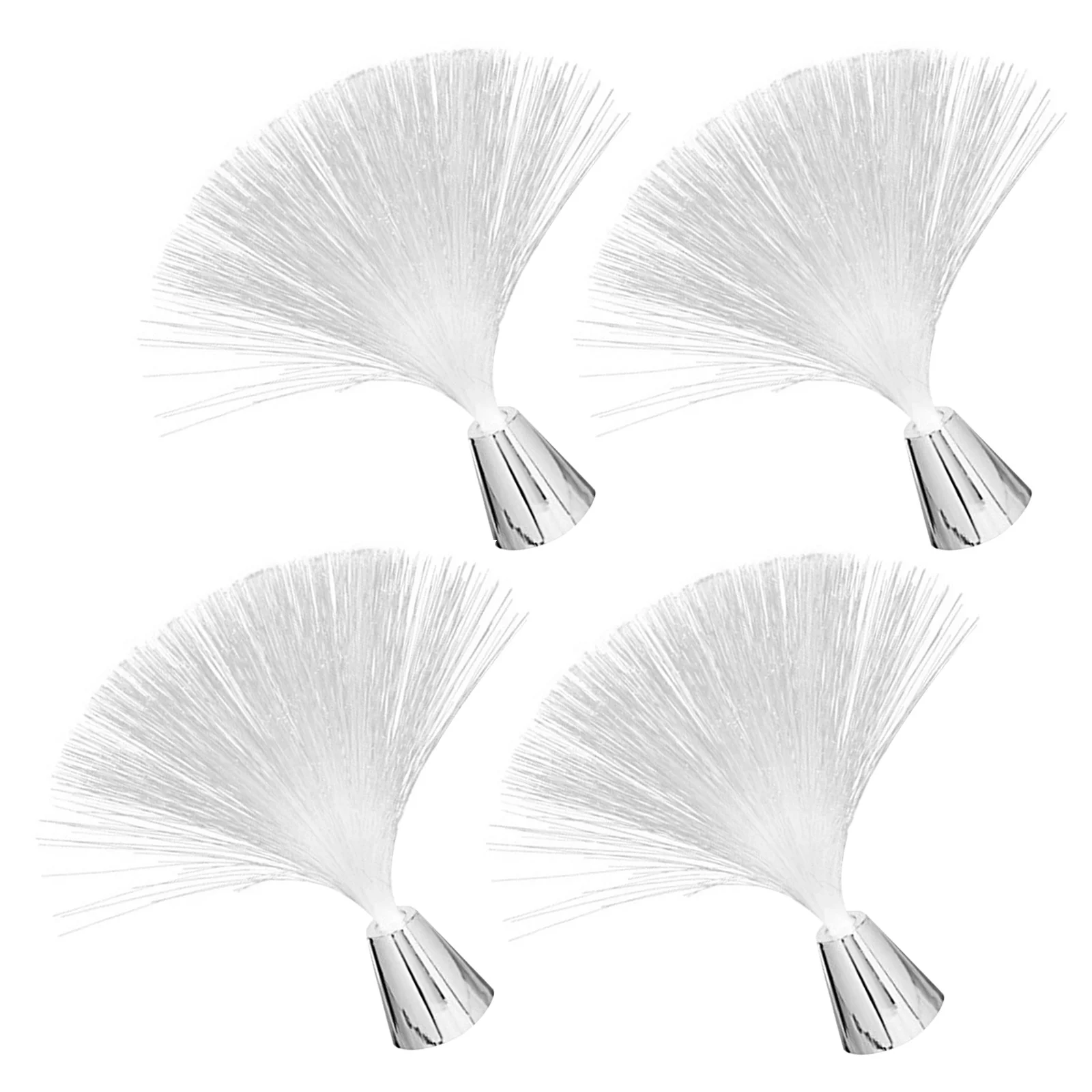 4Pcs LED Fiber Optic Effect Light Powered Romantic Color Changing Decoration for Home Party