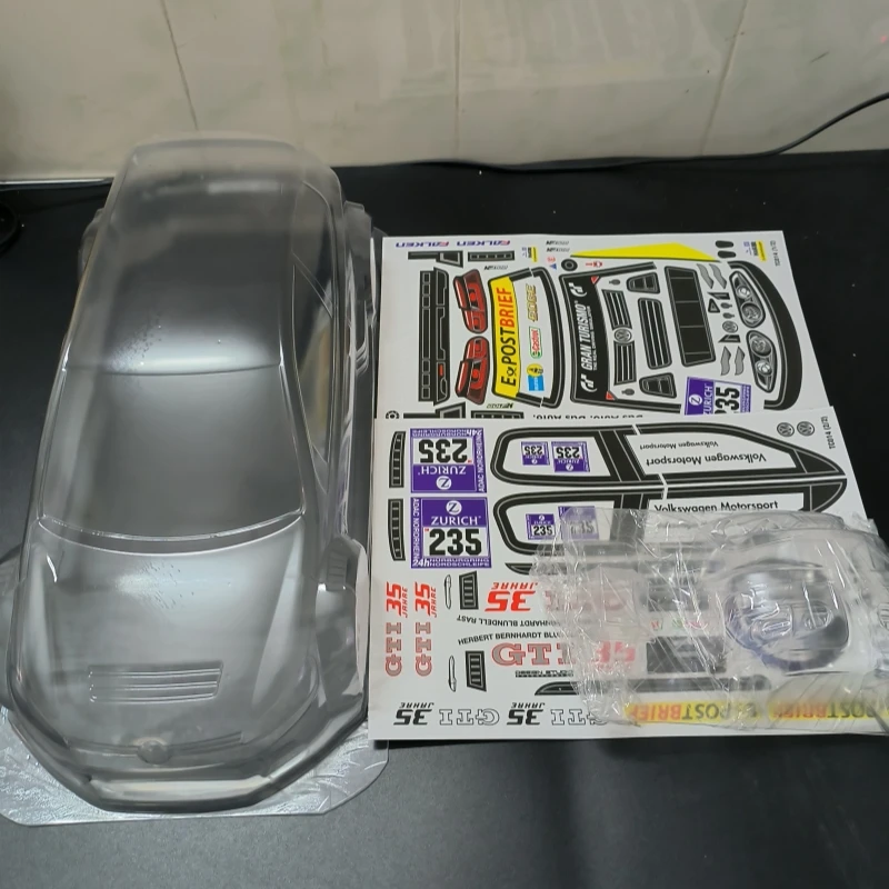 TC014 1/10 korpus golfowy GTI RC, 190mm x 257mm pasujące do Tamiya TT01 TT02 HPI Kyosho