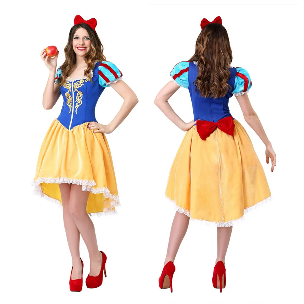 الكبار loween تأثيري سنو وايت الدكتور الجنية T S أداء زي العصر الجليدي مرحلة الزي المرأة التقليدية...
