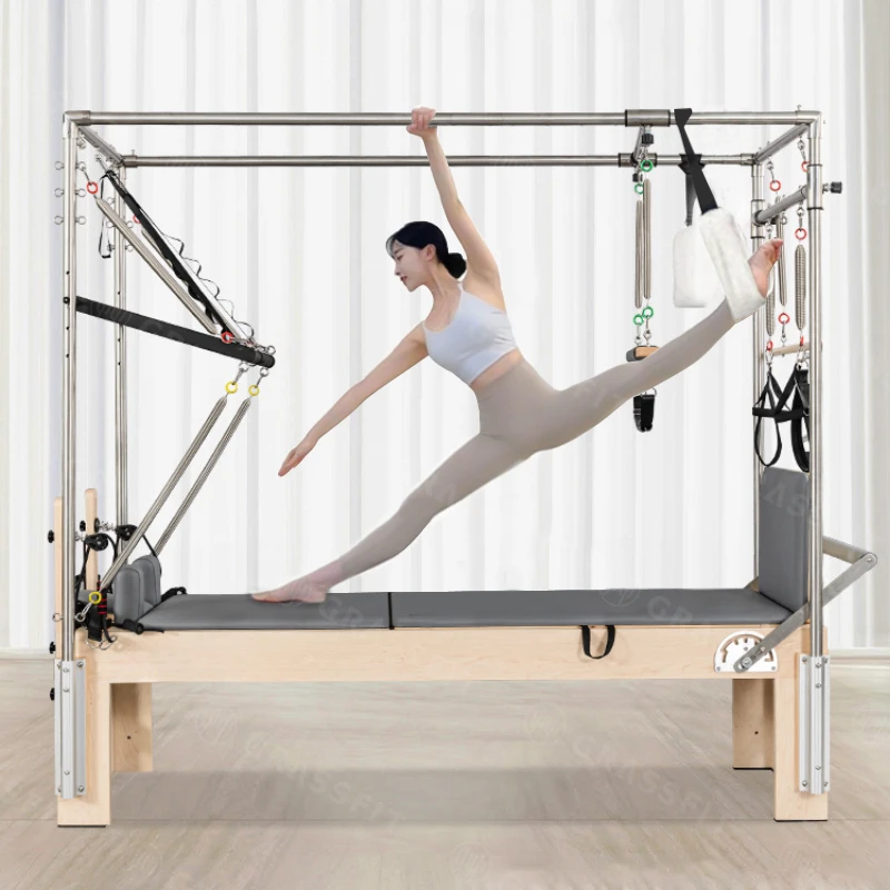 

Yoga Health Body building Wood training Equipment Half Trapeze Pilates Cadillac Reformer