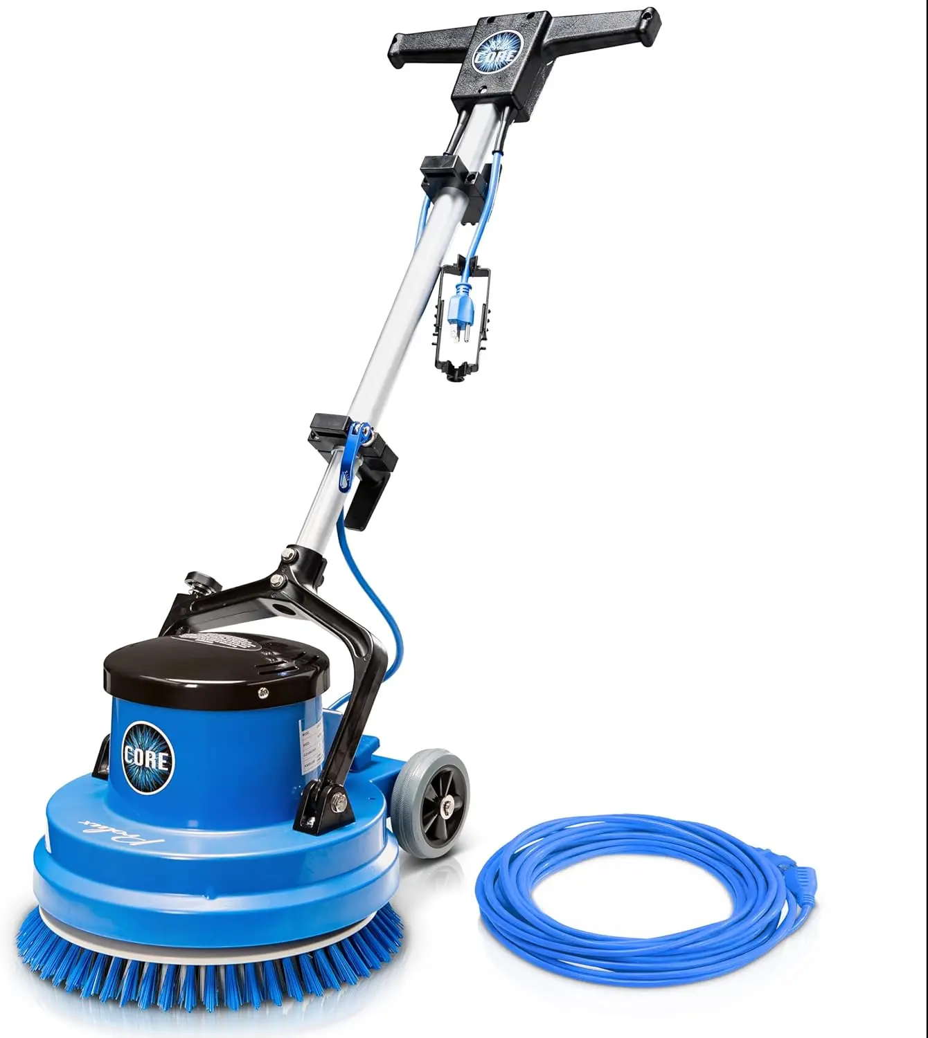 PHeavy Duty Single Pad Commercial Polisher, Floor Buffer Machine, Scrubber, 15 Inch Commercial Duty w/ Hard Brush Only