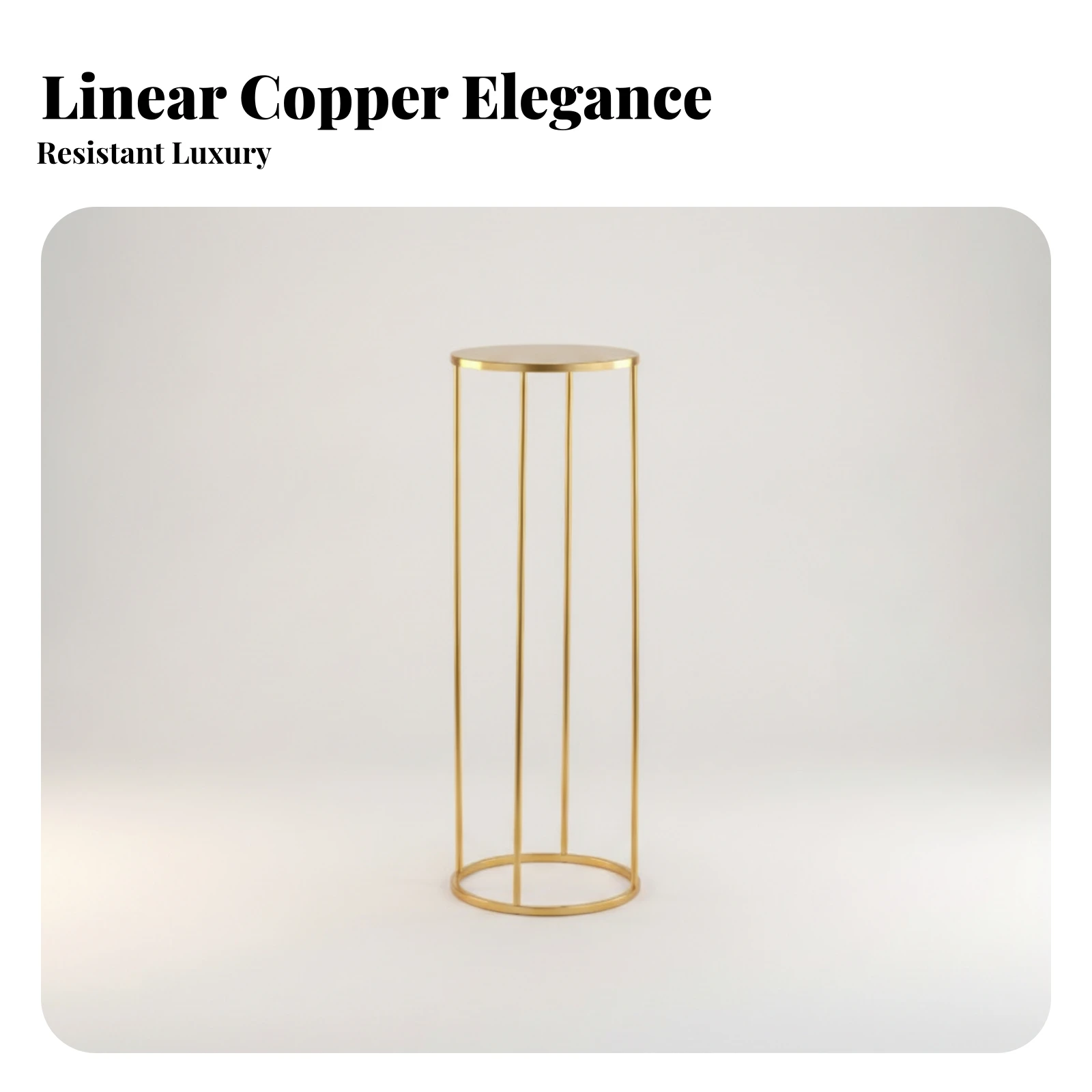 Cylinder Pedestal Stand Minimalist Cylindrical Display Stand Sleek Modern for Wedding Planners, Weddings, Dessert Tables