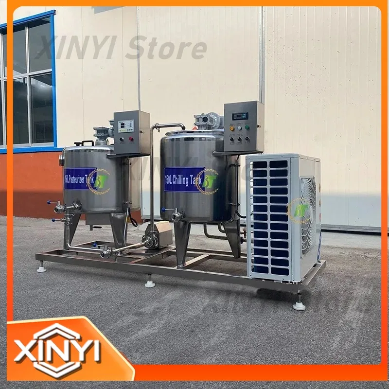 Natural Safety 1000L Milk Pasteurization Machine for Ice Cream Dairy Processing Pasteurizer and Cooling Machine for Food