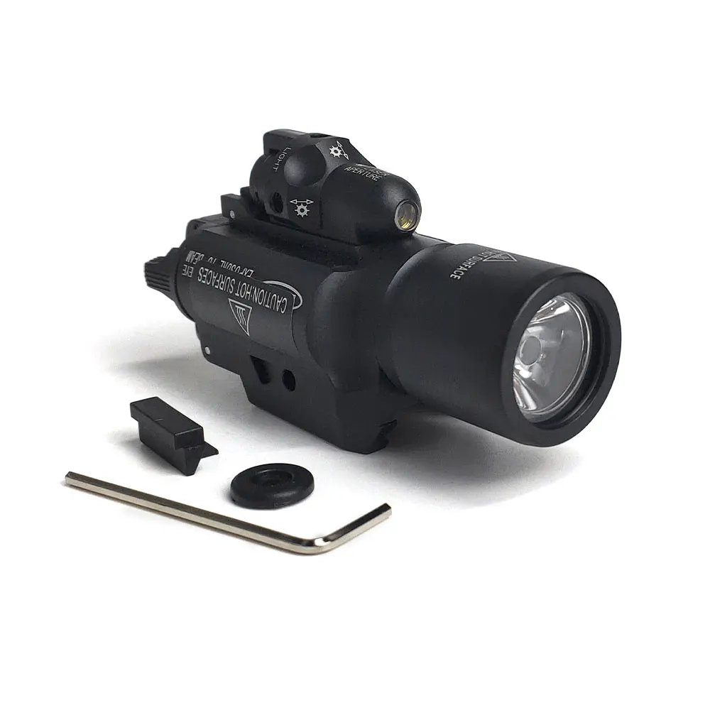 SOTAC Metal X400 X400U X400V IR Scout Light Weapon Hunting Tactical Flashlight Fit 20mm Picatinny Rail