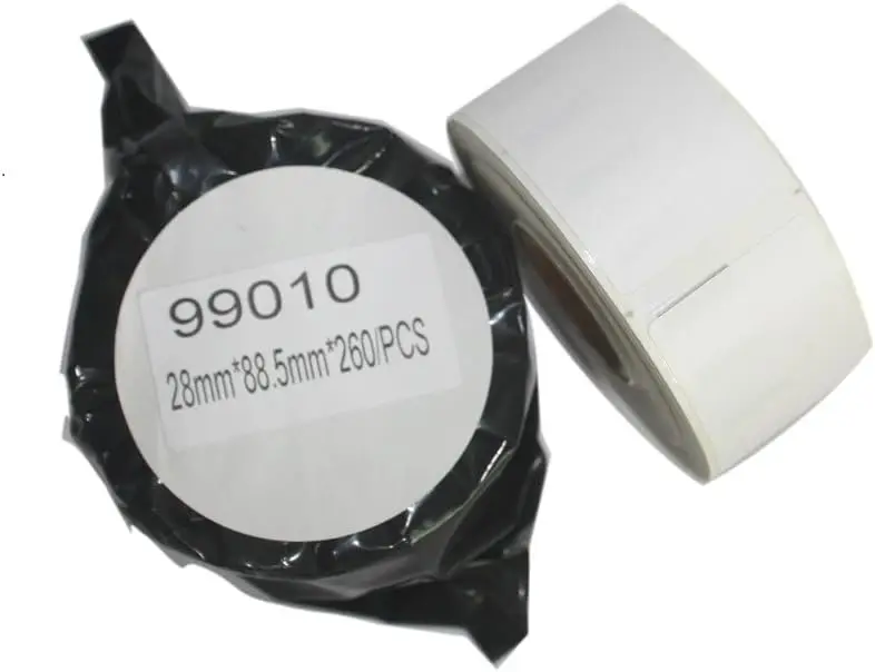 5 Rolls 99010 Label 28mm*89mm Thermal Paper Roll Label Sticker for Dymo Label Printer for Dymo LabelWriter 450 Turboc