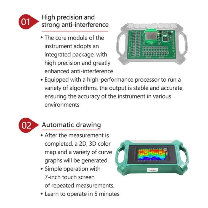 【De China】Excelente detector de agua subterránea profunda ADMT-300S-X 300 m Buscador de agua subterránea Equipo geológico