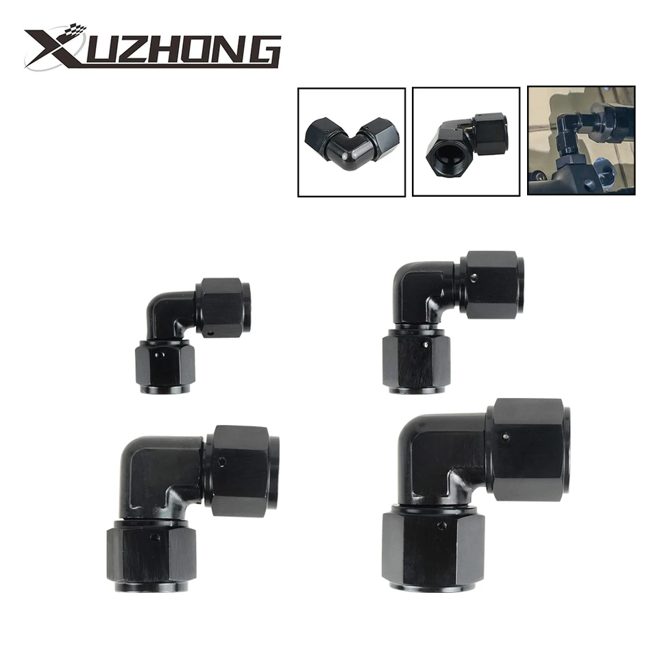 AN10 Soud à L'Extrémité Du Tuyau 4 Pack - Adaptateur Mâle Aluminium 3/4" Pour Réservoir Carburant