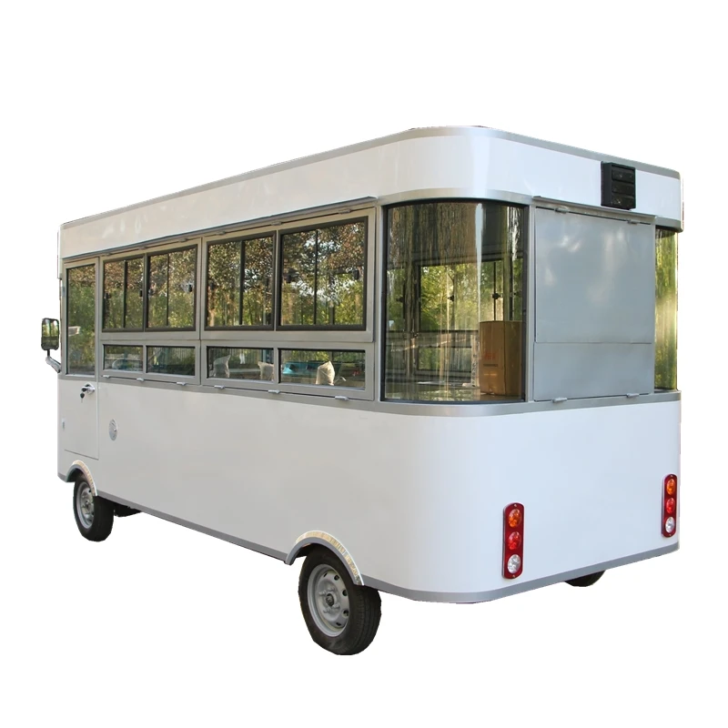 3/3.5/4/4.5/5m Long Electric Food Vending Cart Mobile Coffee Fast Food Truck Ice Cream Catering For Sale