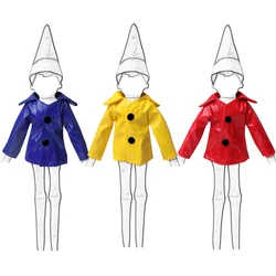 Red Boy Doll Cute Raincoat Baby Mini Christmas Gift Children's Toy 37cm Doll Clothes Christmas Accessories Fashion Doll Accessor