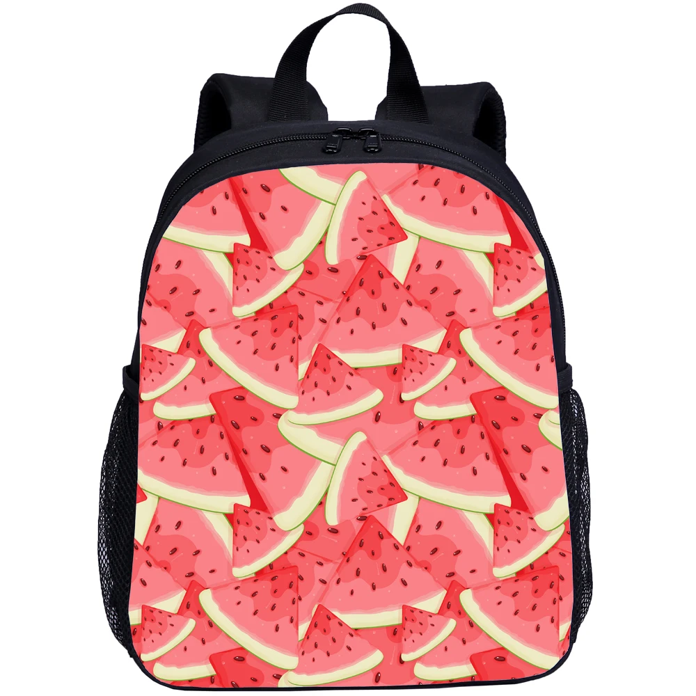 16 Inch Fruit Pattern Kids School Bag Backpack Kids Schoolbag Toddler Backpack Student Bag Lovely Lightweight Travel Bag