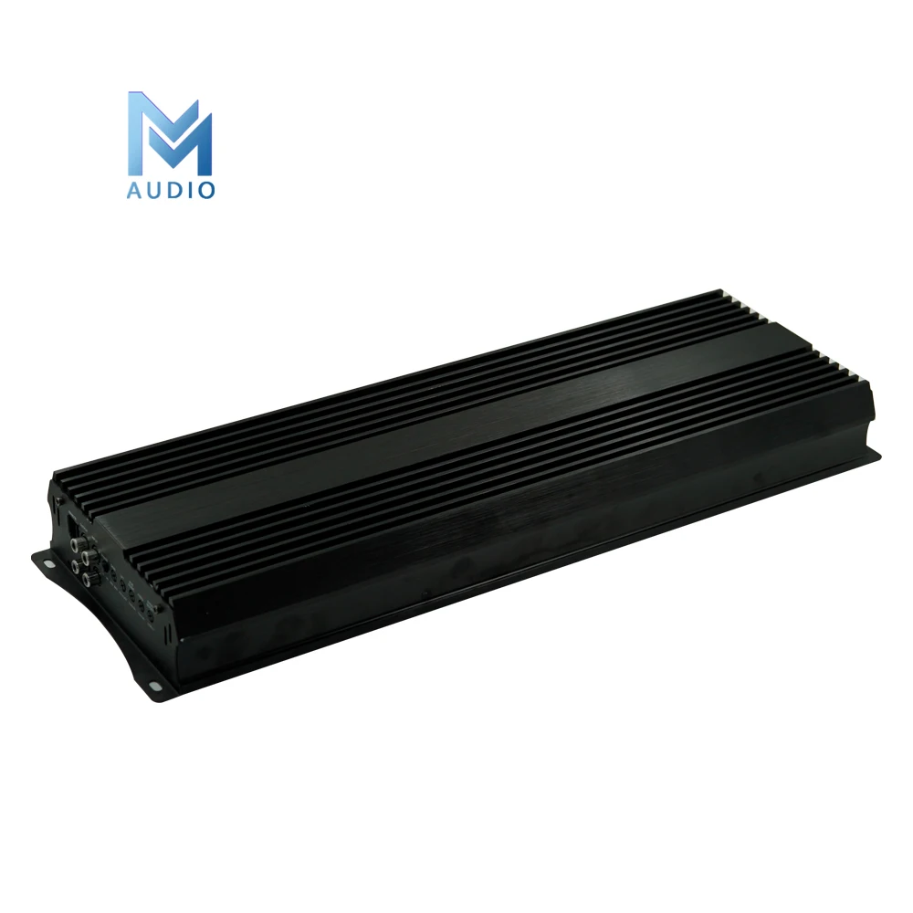 Oem/Odm Auto Versterker Klasse D Monoblock Auto Audio Luidsprekersysteem 2500W Dsp Audioprocessor Auto 14.4V