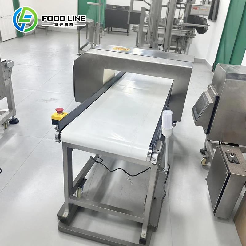 Customized Heavy Duty Metal Detector for Fast Food & Food Jars, High Sensitivity Inspection Equipment  Production Line