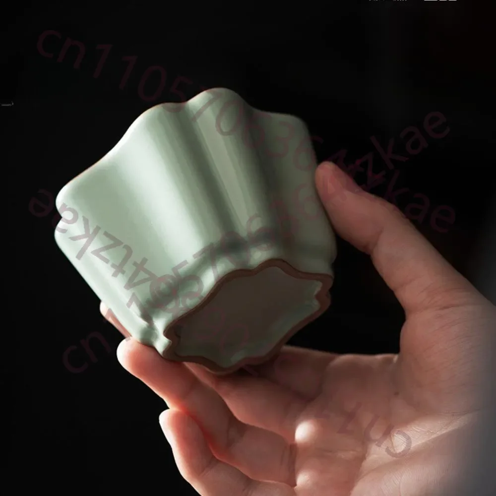 Handmade Ru Kiln Master Cup Tea Cup Ceramic Personal Special Tea Tasting Cup