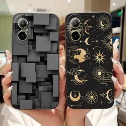 Case For Oppo Realme C67 4G Cover Fashion Art Painted Phone Cases Flower Soft Silicone Shockproof Back Cover For RealmeC67 Coque
