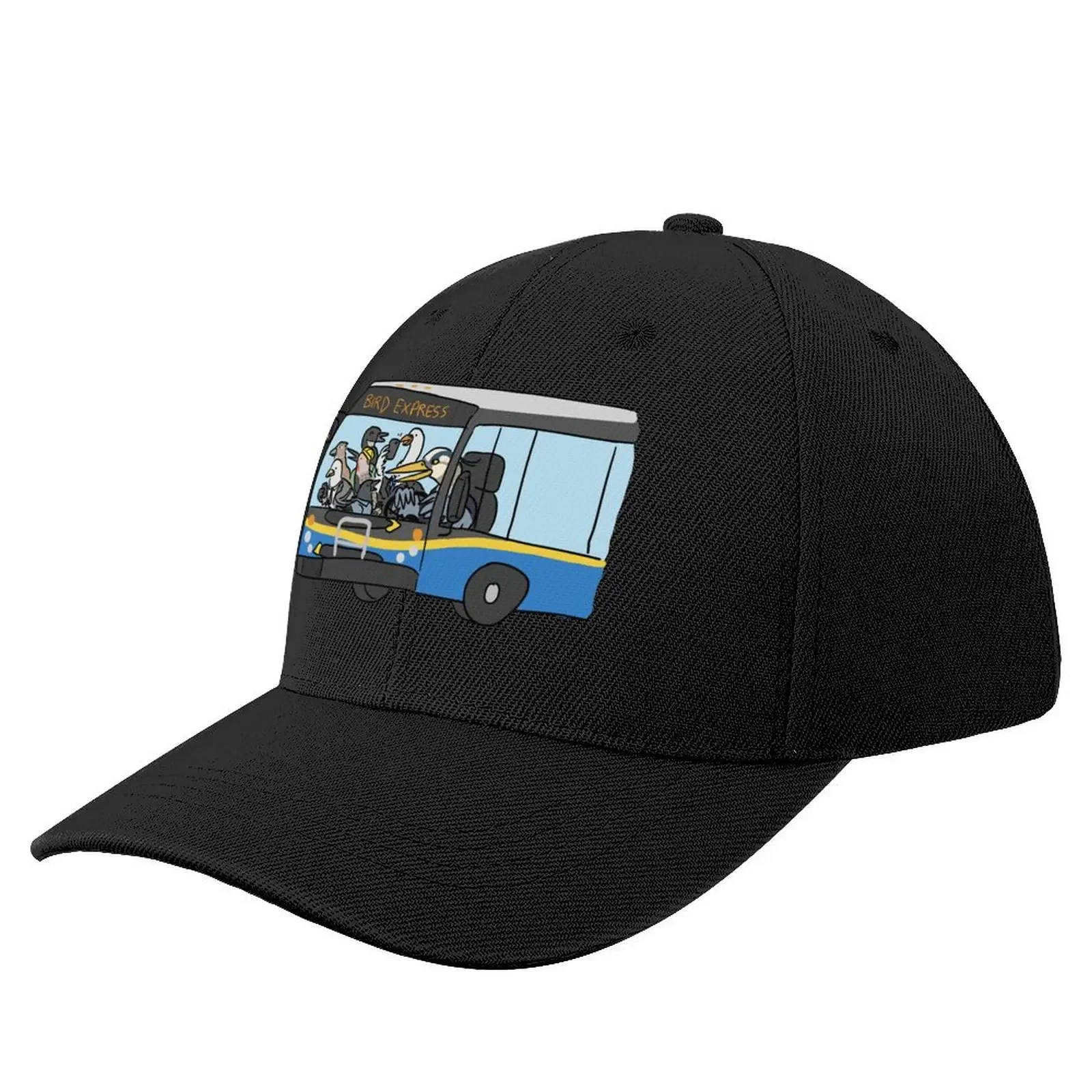 

Commuter Birds - Bird Express Bus Baseball Cap Vintage Hat Beach Women Hats Men's