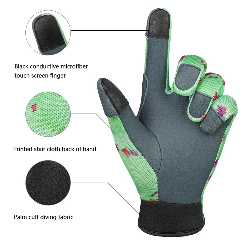 Gardening Gloves For Women Sheepskin Stab-proof Rose Pruning Hand Protection Thorn Proof Garden Working Glove For Roses
