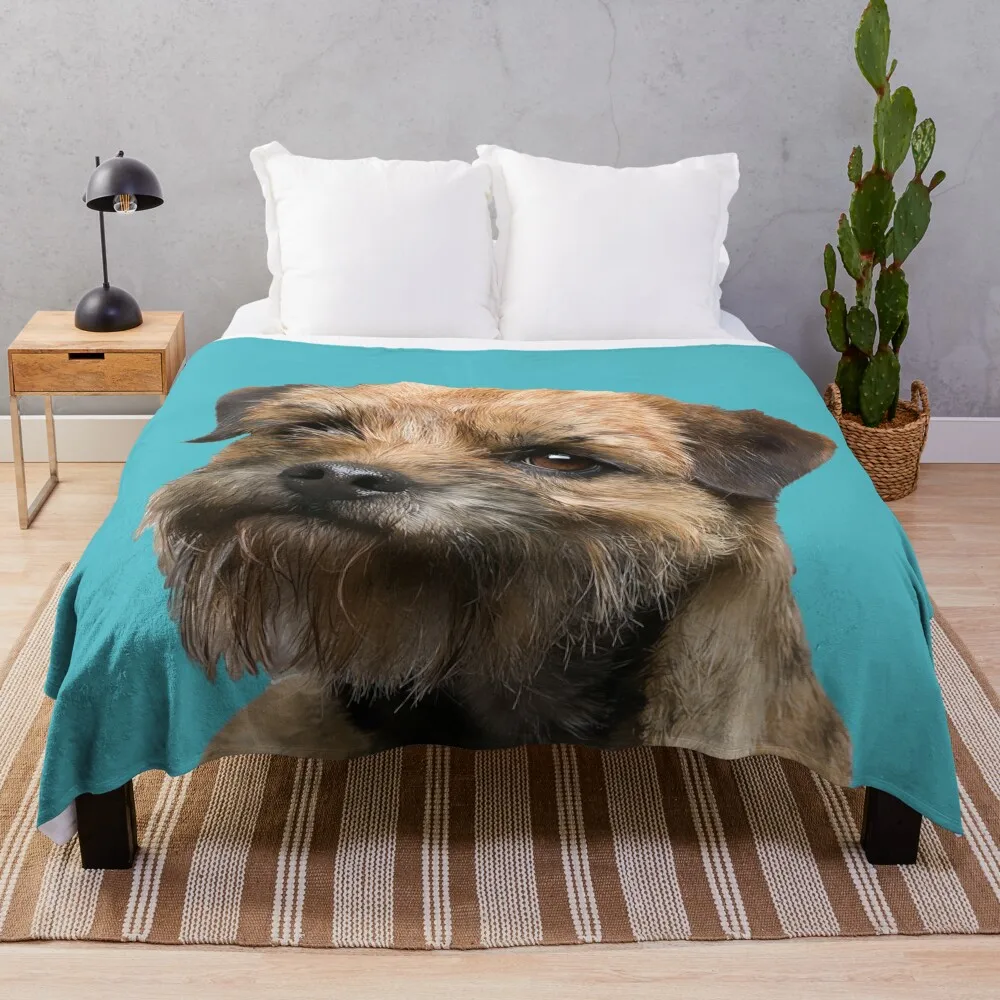 

BORDER CUTENESS Throw Blanket Shaggy Luxury Designer Tourist Thermals For Travel Blankets