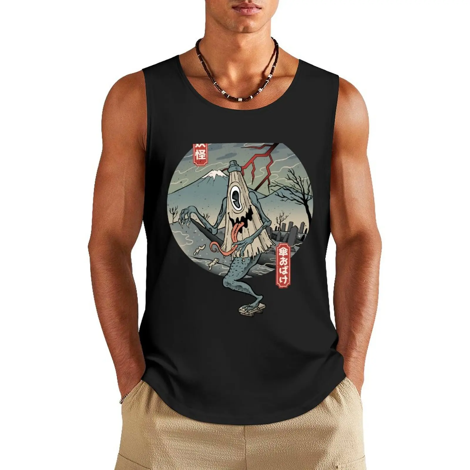 

umbrella yokai classic Tank Top Men's sports t-shirt Men's summer clothes 2025