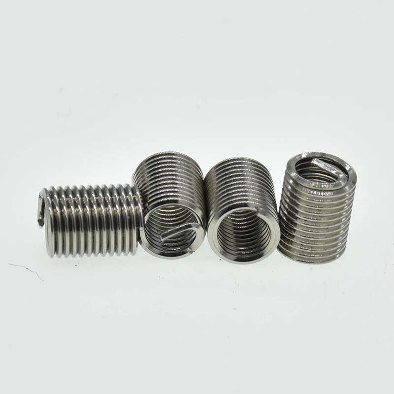 1000PCS M6*1*1.5D Screw Thread Insert Stainless Steel Fasteners Repair Tools Kit Coiled Wire Helical Screw Sleeve Set