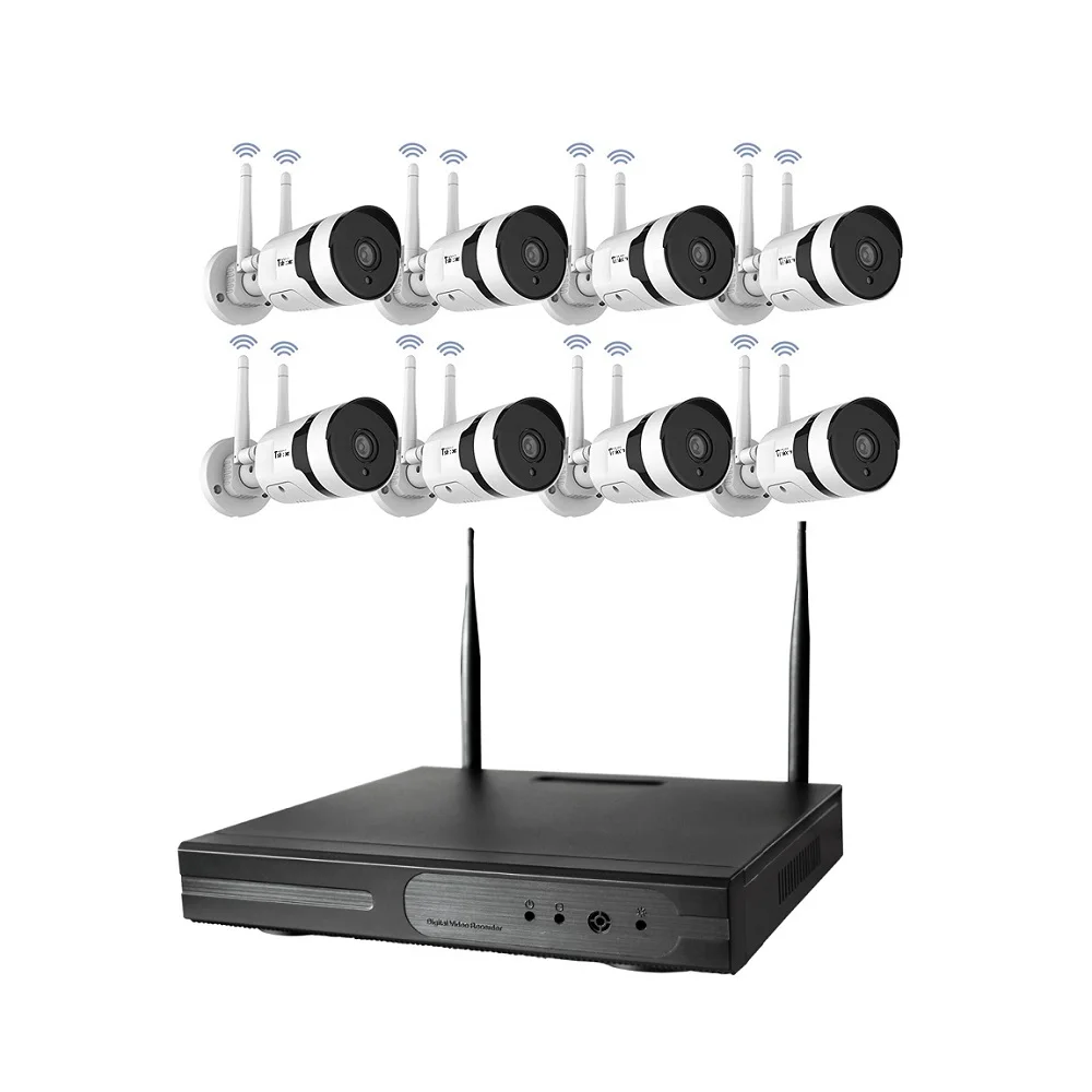 5MP Wireless Home Cctv Surveillance Kit 2-Way Audio Outdoor Wifi IP Night Vision 8 ch 8ch Nvr 8 Channel Camera Security System