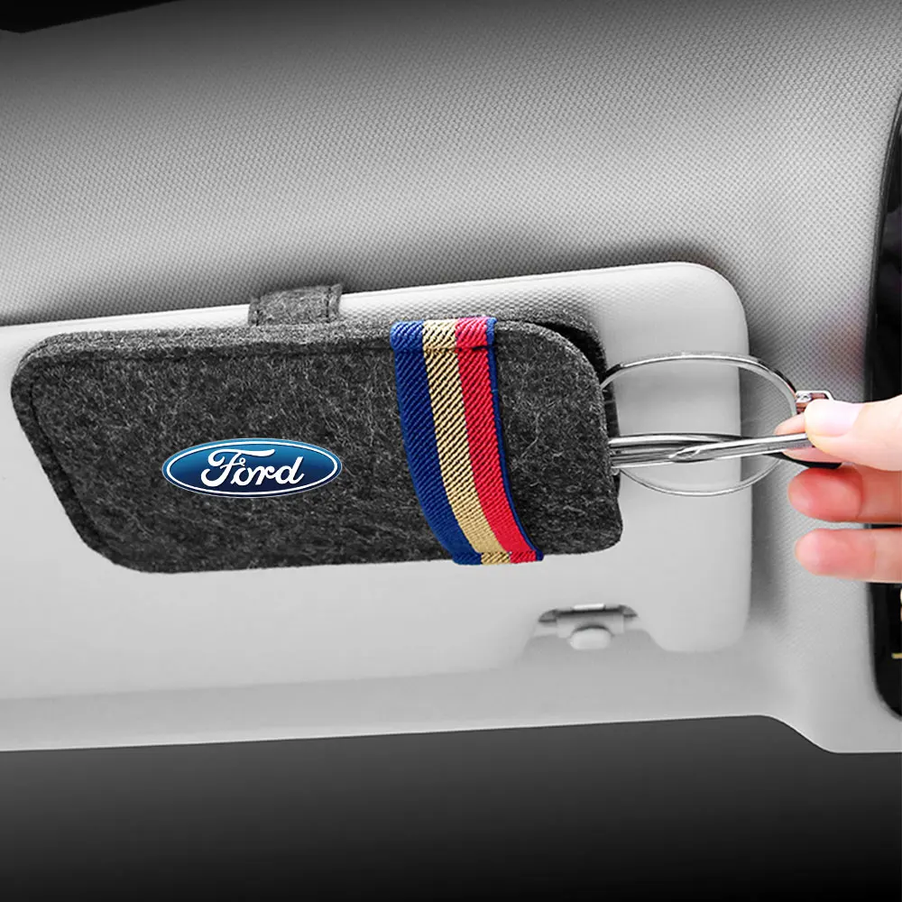 

Коробка для хранения очков и солнцезащитных очков, органайзер для карт и билетов для Ford ST Focus mk2 3 4 7 Fiesta Ranger Mondeo Kuga C-Max