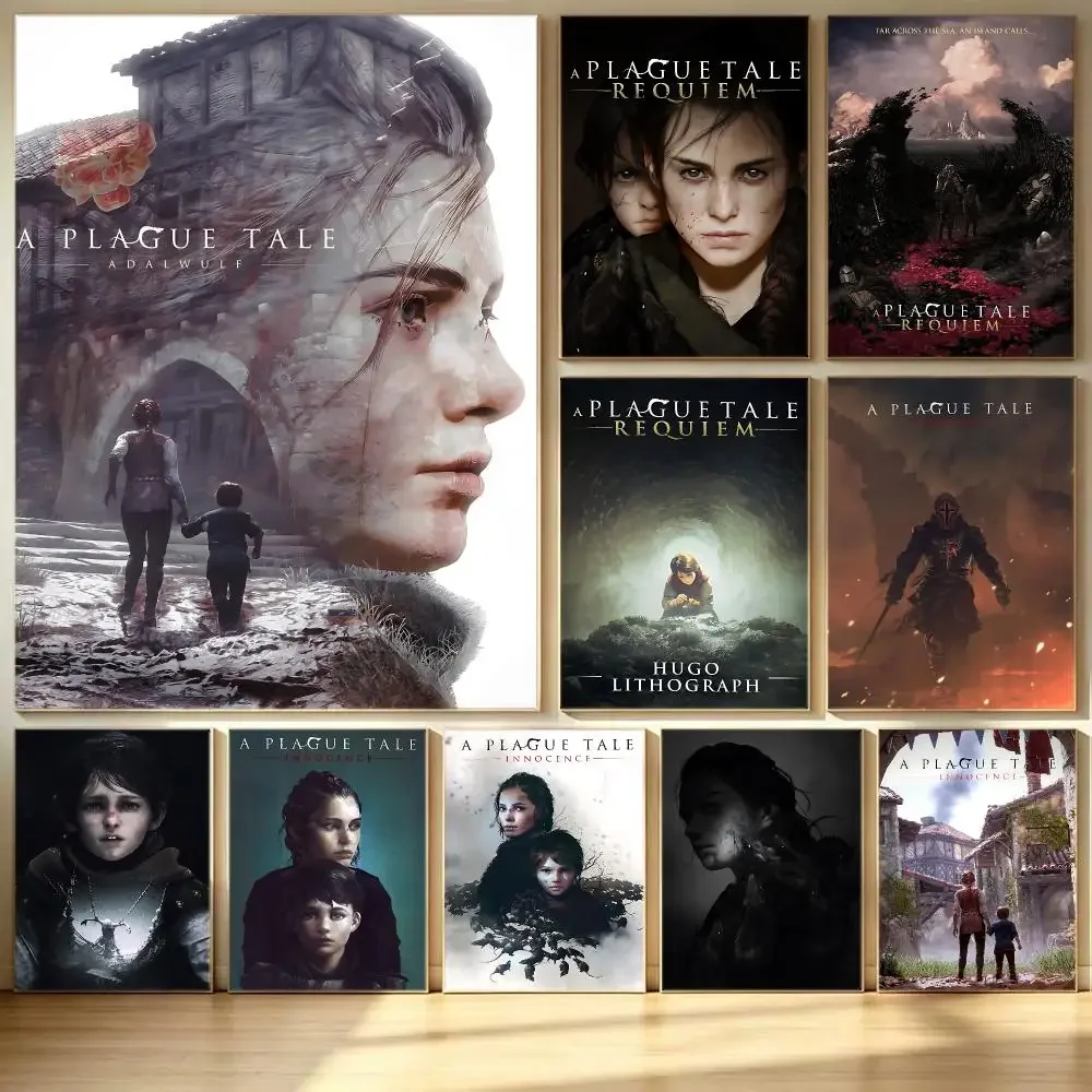 game A Plague Tale Innocence Poster HD  Printing Soothing and Cream Style Home Decor for the Living Room cafes Gift Giving