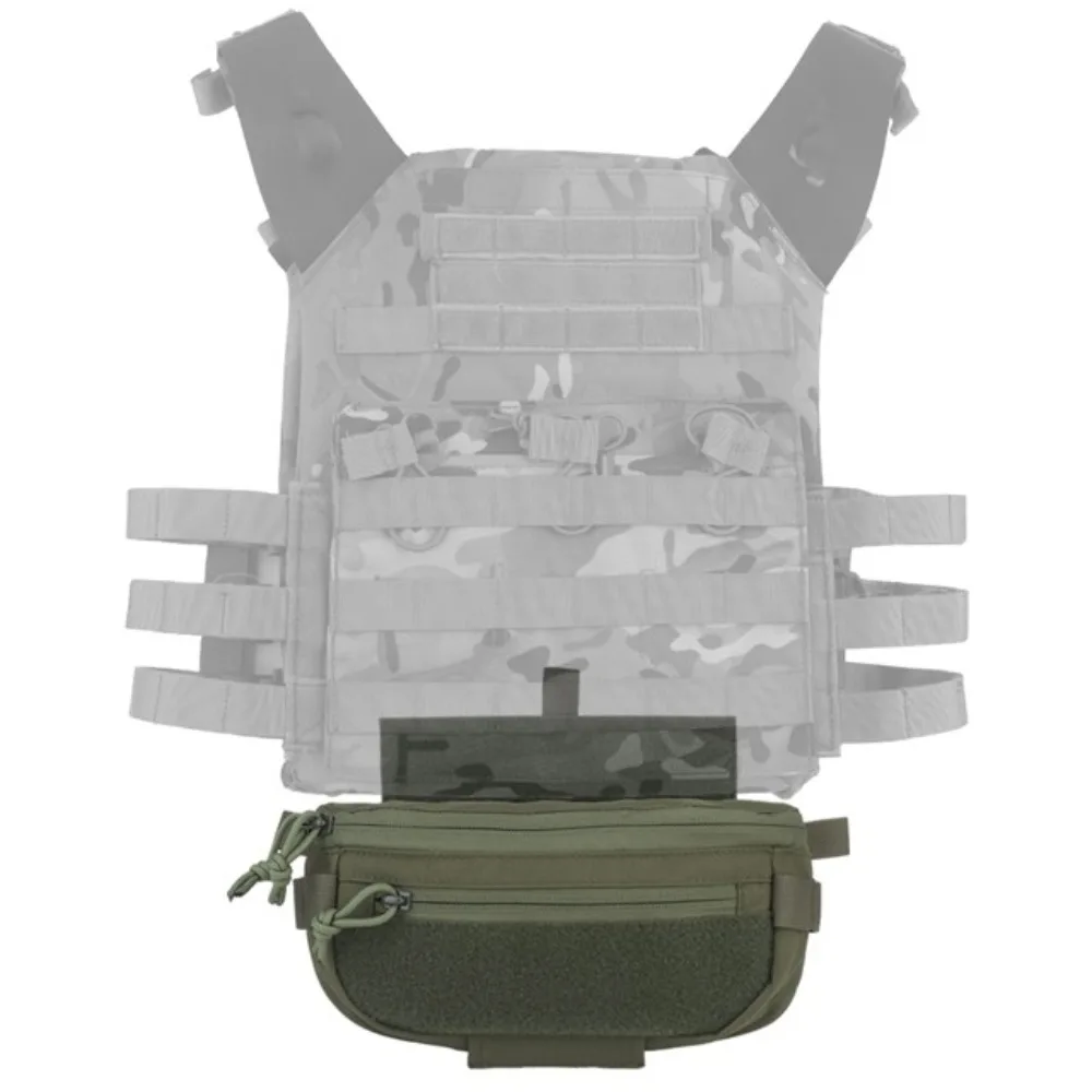 

Tactical Hanger Pouch Compact Abdominal Dangler Pack Quick Release Shoulder Bag Integrates Hunting Vest Plate Carrier Airsoft