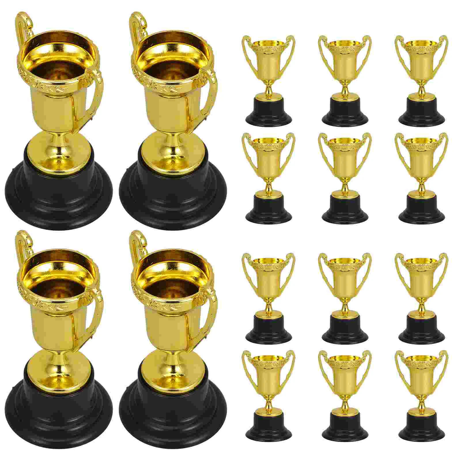 25 Pcs Cup Plastic Trophy Child Bins Winner Mini Figure Tiny Trophies Trophys for School
