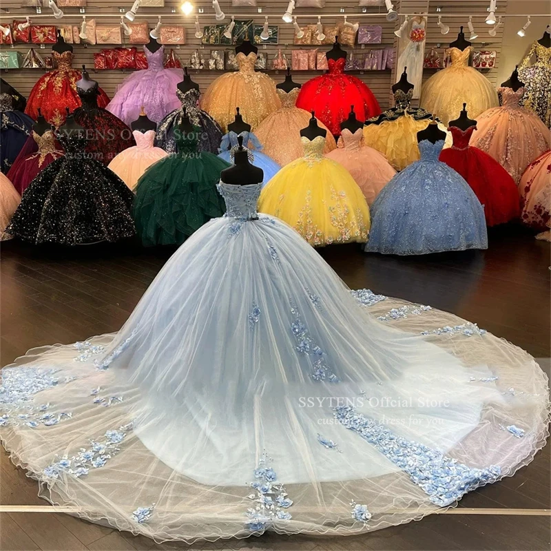 SSYTENS 15 Quinceanera Dresses Ball Gown Luxury Party Dresses Formal Prom Gown Ball Gown Customized 15 Year Old Dress For Girls