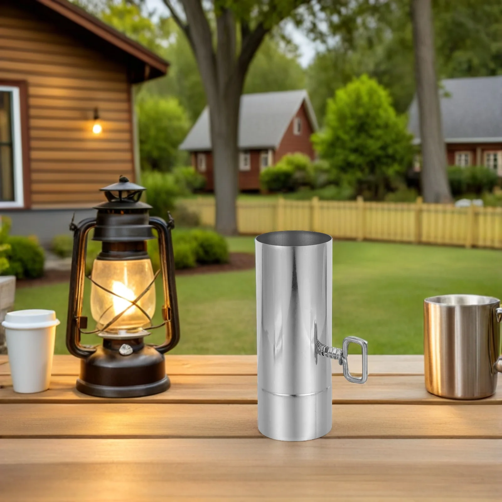 

6 Inch Stainless Steel Fireplace Chimney Flue Pipe Heat Resistant Outdoor Wood Burning Stove Vent Extraction System