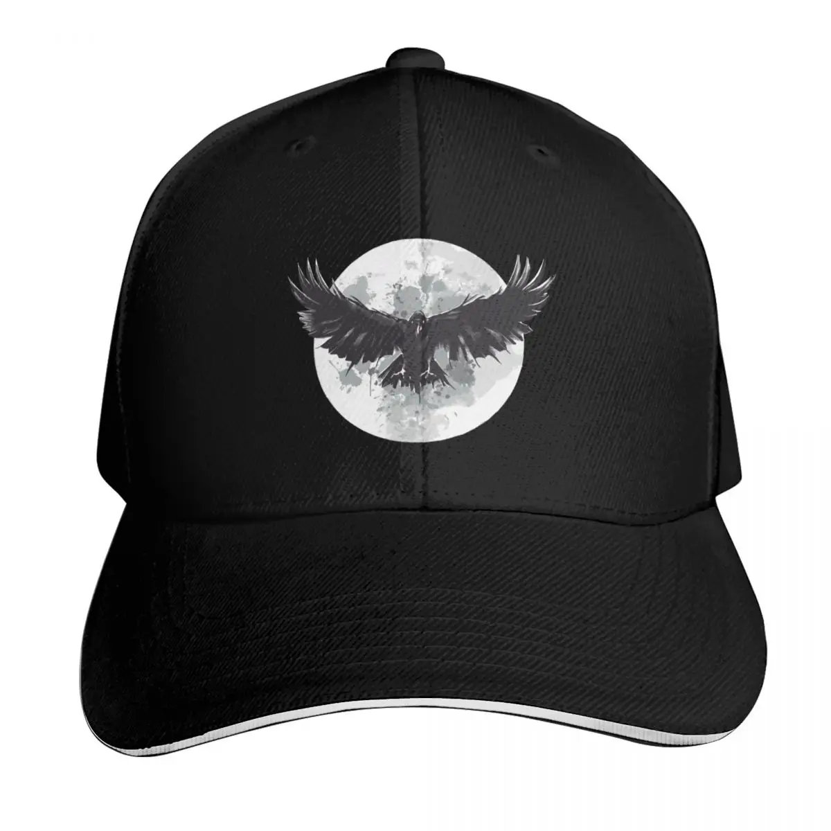 

Raven moon Baseball Cap hiking hat foam party Hat Hat Luxury Brand Visor Caps For Women Men's