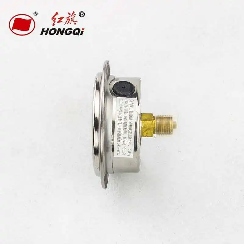 Instrument shock resistant and seismic resistant pressure gauge YTN-60ZT oil filled pressure gauge thread M14 * 1.5