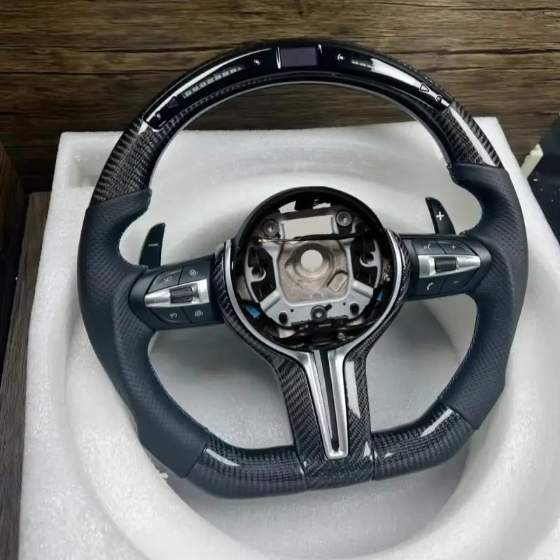 Premium Carbon Fiber Steering Wheel For BMW M-series F80 F82 F10 F06 F12 F13 F15 F16 F20 F22 F30 F31 F32 F33 F36 M3 M4 M5 M6