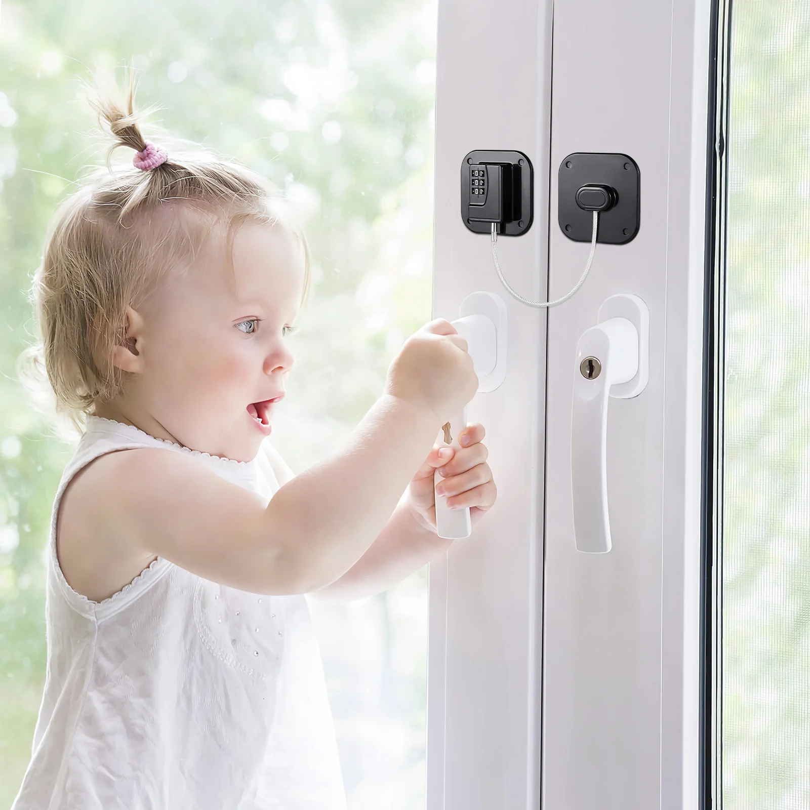 

Password Freezer Lock Refrigerator Door Safety Fridge Cabinet Code Locks Child Proof Durable Plastic Metal Secure Locks