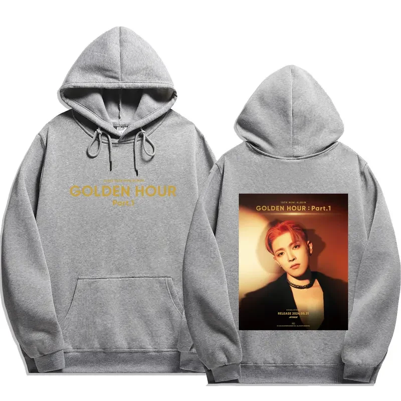 ateez Golden hour part 1 hoodies men fashion long sleeve sweatshirts men cool casual Harajuku streetwear pullovers