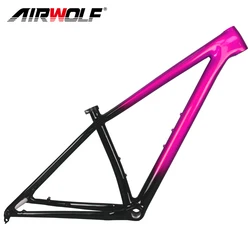 Airwolf 29er MTB Carbon Frame T1100 Carbon Hardtail BSA Mountain Bike Frame 148x12mm Boost Carbon MTB Frame 29 Bicycle Frame
