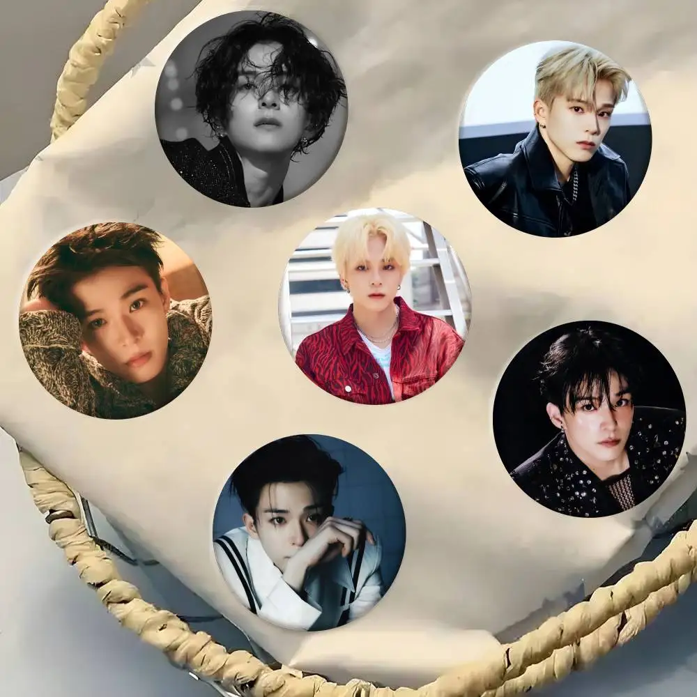 Kpop Hamada Asahi Badge Tinplate Meme Round Brooch For Hat Bag Creative Lapel Jewelry Accessories Gifts