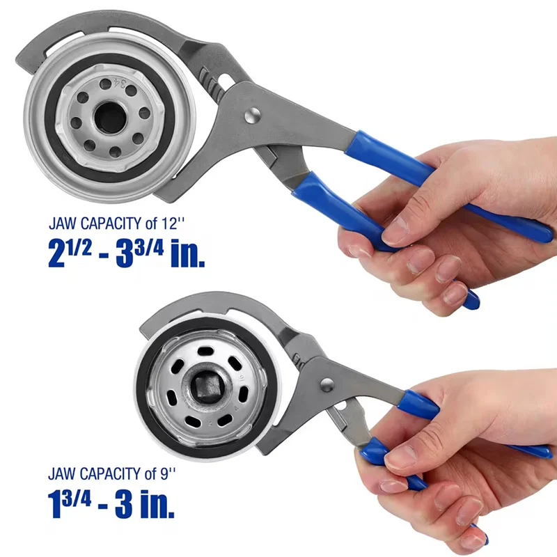 Y17A 1Pcs Oil Filter Pliers Clamp Type Wrench Adjustable Hand Tools Oil Filter Filter Removal Tool