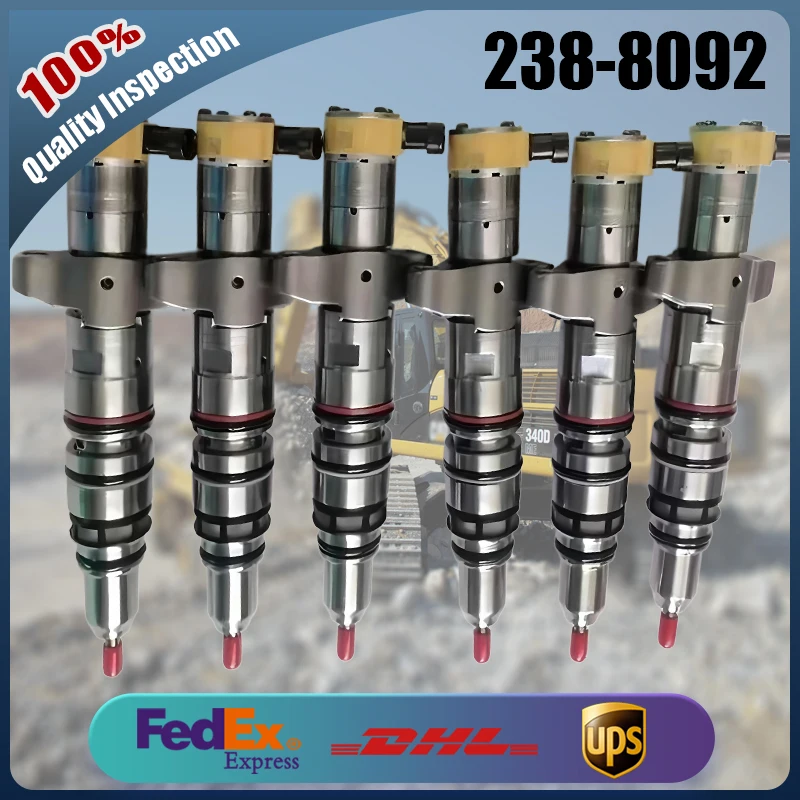 

1 шт., высококачественная топливная форсунка Common Rail 238-8092 для Caterpillar C7 C9, детали двигателя строительной техники 2388092